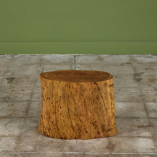 Cypress Wood Stump Side Table or Stool