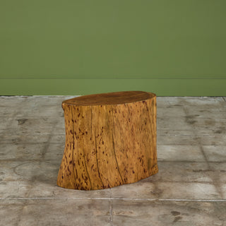 Cypress Wood Stump Side Table or Stool