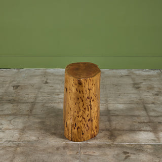 Cypress Wood Stump Side Table or Stool