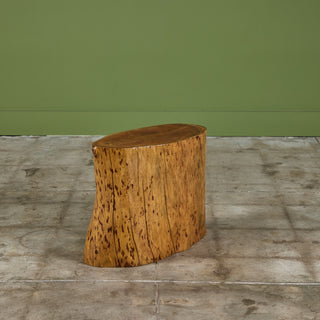 Cypress Wood Stump Side Table or Stool