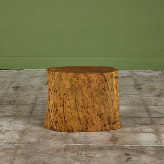 Cypress Wood Stump Side Table or Stool