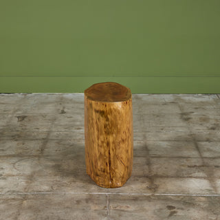 Cypress Wood Stump Side Table or Stool