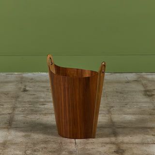 Rosewood Wastebasket by Einar Barnes for P.S. Heggen