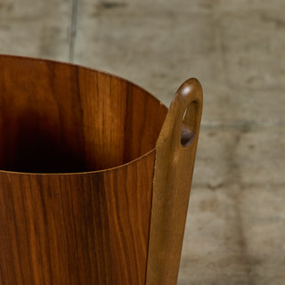 Rosewood Wastebasket by Einar Barnes for P.S. Heggen