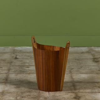 Rosewood Wastebasket by Einar Barnes for P.S. Heggen