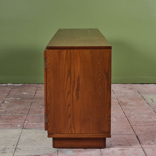 ON HOLD ** Solid Oak Credenza