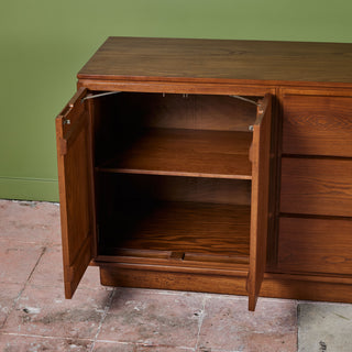 ON HOLD ** Solid Oak Credenza