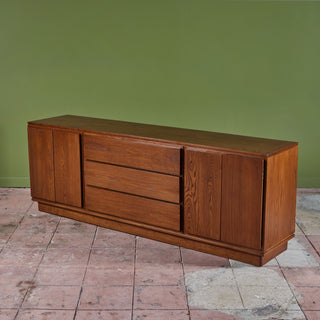 ON HOLD ** Solid Oak Credenza