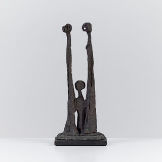 Aharon Bezalel Cast Bronze Sculpture