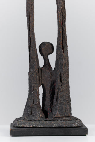 Aharon Bezalel Cast Bronze Sculpture