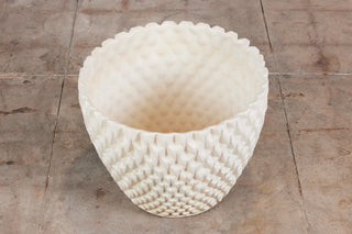 David Cressey Phoenix-1 Planter in White Glaze for Architectural Pottery