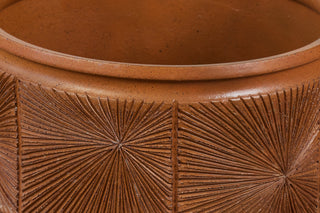 David Cressey & Robert Maxwell Glazed “Sunburst” Planter for Earthgender