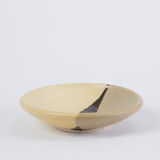 Otto Heino Small Ceramic Dish with Yellow Glaze