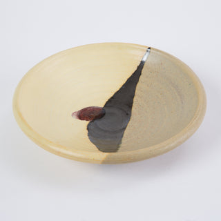 Otto Heino Small Ceramic Dish with Yellow Glaze