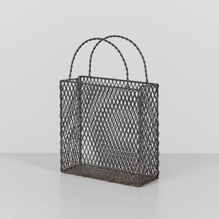 Gio Ponti Style Expanded Metal Shopping Bag