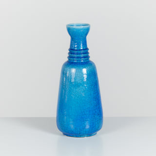 Arnold Zahner Large Scale Blue Glazed Ceramic Vase