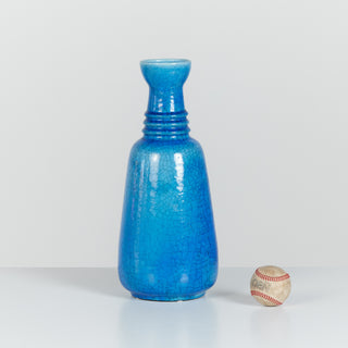 Arnold Zahner Large Scale Blue Glazed Ceramic Vase