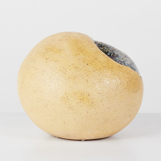 Bulbous Studio Ceramic Glazed Vessel