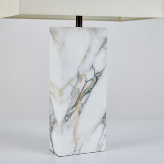 Marble Table Lamp in the Style of T.H. Robsjohn-Gibbings