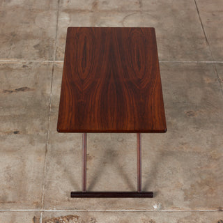 Knud Andersen Rosewood Folding Side Table for Aarhus