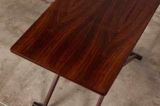 Knud Andersen Rosewood Folding Side Table for Aarhus