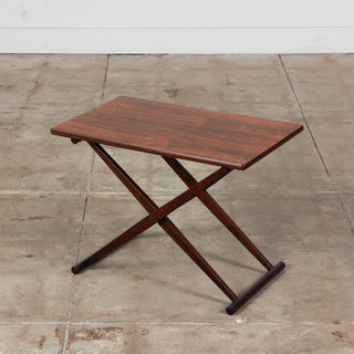 Knud Andersen Rosewood Folding Side Table for Aarhus