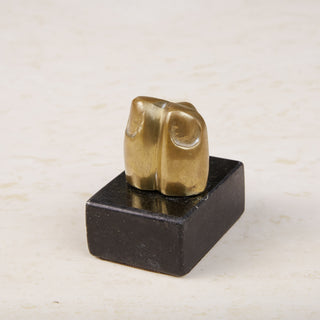 Pietrina Checcacci Cast Bronze Fingers Letter Holder with Granite Base