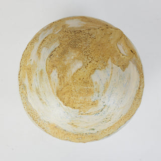 Studio Ceramic "Globe" Glazed Sculpture