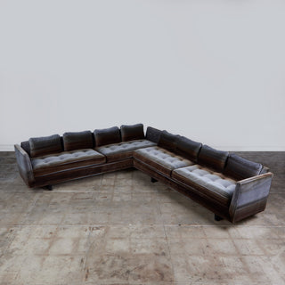 Split Arm Sectional Sofa by Edward Wormley for Dunbar