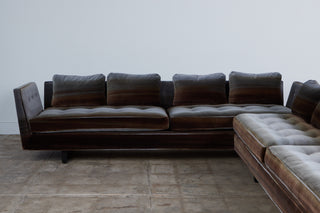 Split Arm Sectional Sofa by Edward Wormley for Dunbar