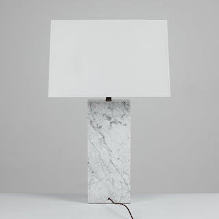 Marble Table Lamp in the Style of T.H. Robsjohn-Gibbings