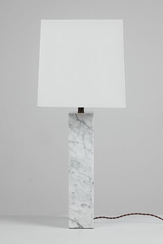 Marble Table Lamp in the Style of T.H. Robsjohn-Gibbings