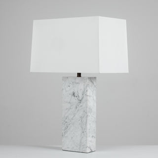 Marble Table Lamp in the Style of T.H. Robsjohn-Gibbings