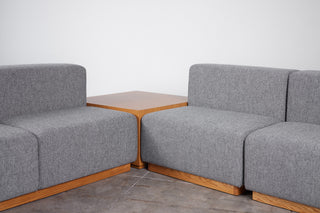 Pair of Giancarlo Piretti Style Modern Cubic Sofa Seats